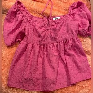 Pink future collective top